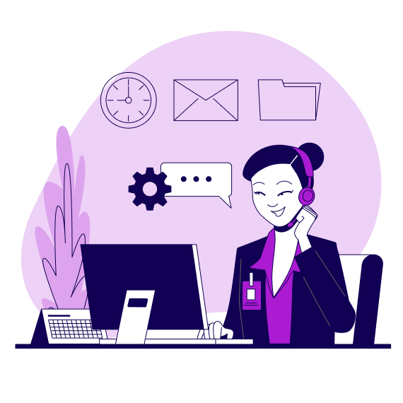 Customer Support Illustration